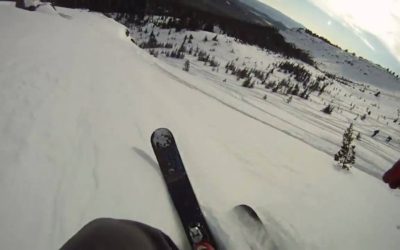 GoPro HD HERO camera: Powder Skiing with Chesty