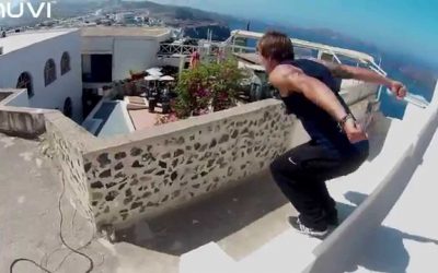 Veho Muvi K-Series: Free running in Santorini