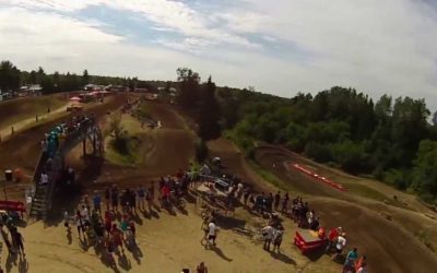 WASPcam action sports camera: Quebec motocross