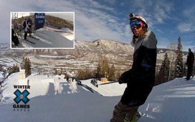 GoPro HD: Winter X Games – Eric Willett Snowboard Slopestyle Practice Run