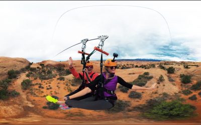 Garmin VIRB 360: Zip-Lining near Moab, UT