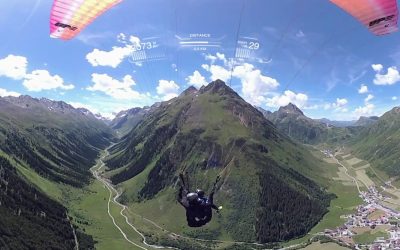 Garmin VIRB 360: Paragliding in the Paznaun Valley, Austria