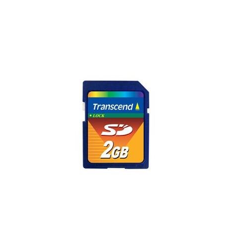 Transcend 2 GB SD Flash Memory Card (TS2GSDC)