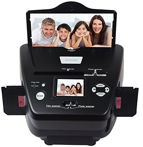 DIGITNOW 35mm /135slides&Negatives Film Photo, Card, Slides and Negatives to Digital Converter for Saving to Digital Files in 4GB SD card(Included) with Photo Editing Software | Times