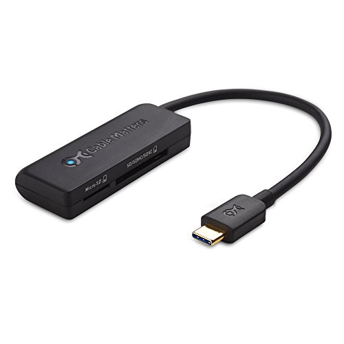 Cable Matters USB 3.1 Type C (USB-C) Dual Slot Card Reader for Micro SD / SDHC / SDXC Memory Cards