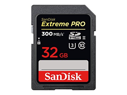 Sandisk Extreme Pro – Flash memory Card – 32 GB – SDHC UHS-II – Black