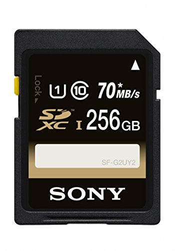 Sony 256GB Class 10 UHS-1 SDXC up to 70MB/s Memory Card (SFG2UY2/TQ)