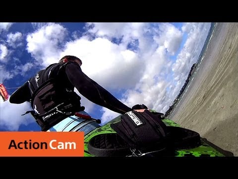 Kiteboarding in New Zealand | Action Cam | Sony