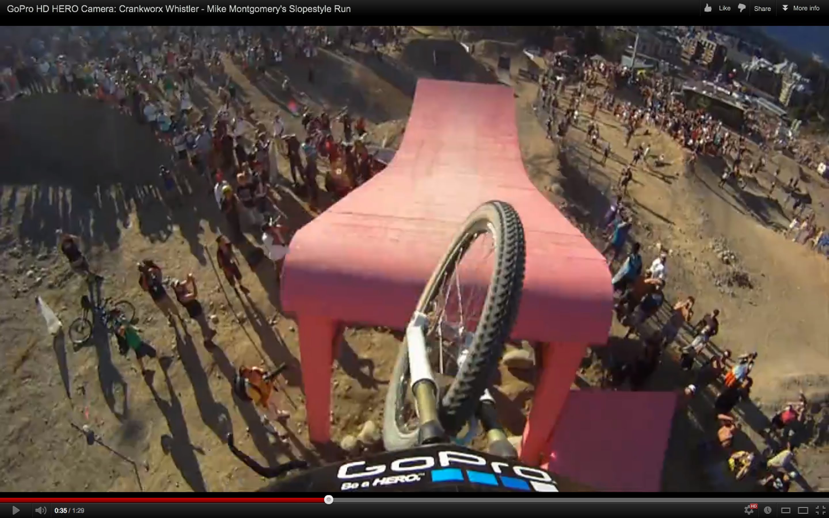 GoPro HD HERO Camera: Crankworx Whistler – Mike Montgomery’s Slopestyle Run