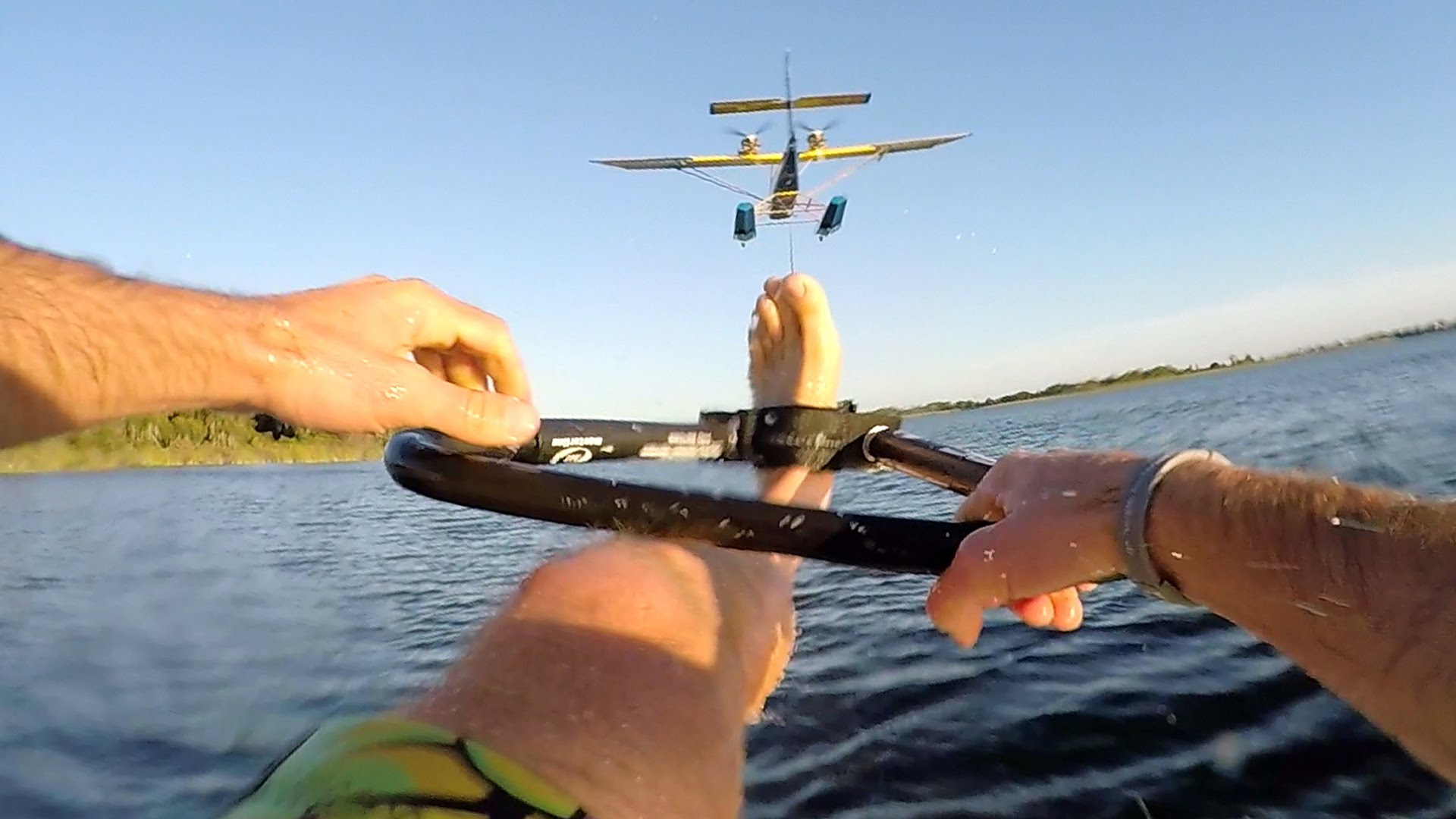 GoPro: Airplane Waterskiing