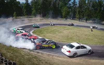 GoPro: Twelve Car Tandem Drift