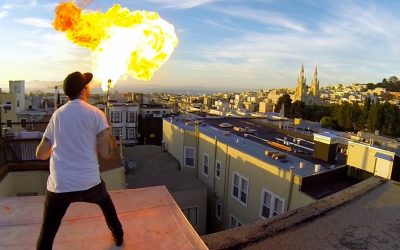 GoPro: Fire Breathing With A 24 GoPro Array