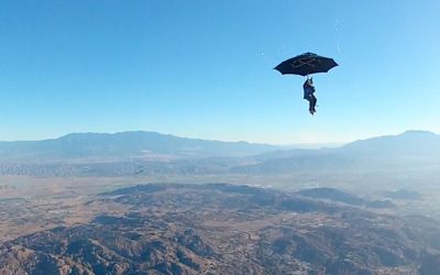 GoPro: Erik Roner’s Umbrella Skydive