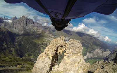 GoPro: Wingsuit Flight Through 2 Meter Cave – Uli Emanuele