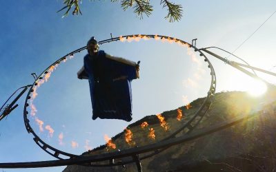 GoPro: Wingsuit Flight Through Ring of Fire with Uli Emanuele