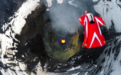 GoPro: Roberta Mancino’s Wingsuit Flight Over An Active Volcano