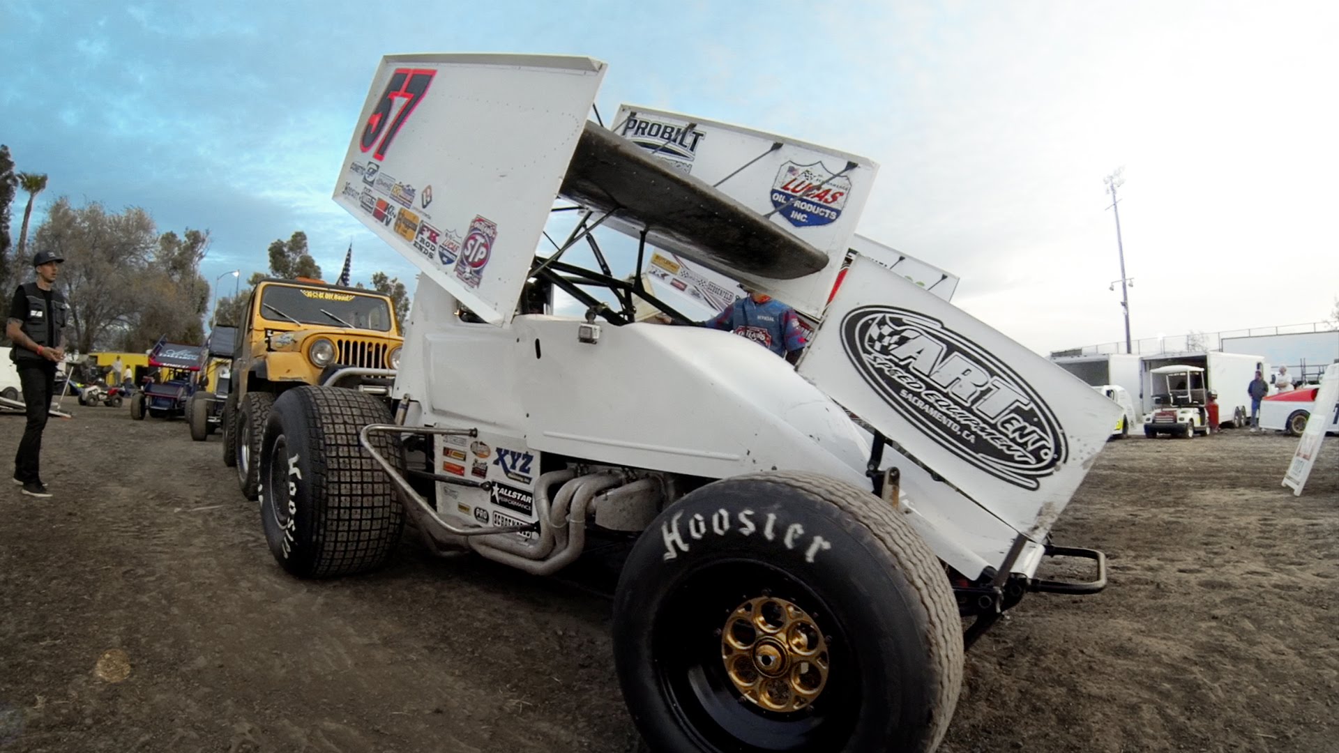 GoPro: Kyle Larson Rips Up Sprint Car Dirt Track