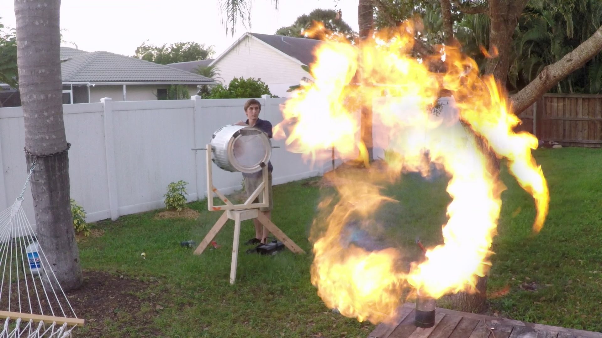 GoPro Fire Vortex Cannon with the Backyard Scientist GoPro Times
