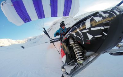 GoPro:  Snowmobile Paragliding