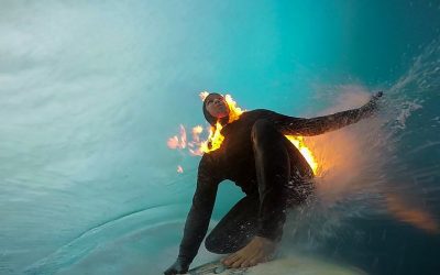 GoPro: Jamie O’Brien Surfs Teahupoʻo On Fire