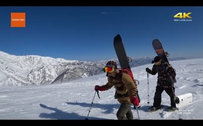 Action Cam | Snowboarding in the Hakuba Backcountry – 4K | Sony