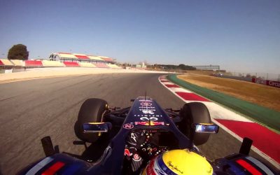 Drift HD On-board Lap with the Redbull F1 Team  – Circuit de Catalunya