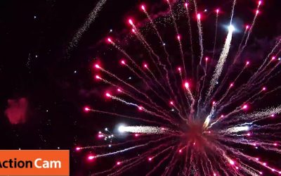 Fireworks from Drones | Action Cam | Sony