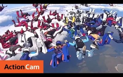 Women’s Sky Diving Record | Action Cam | Sony