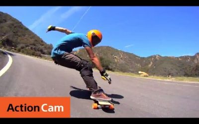Impressive Downhill Longboarding HD Video | Action Cam | Sony