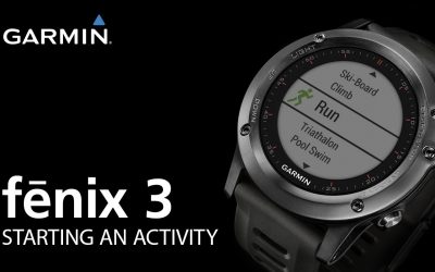 fēnix® 3: Starting an Activity