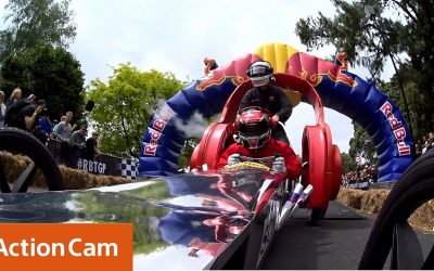 Action Cam | Headphone Dragster @ Red Bull Trolley Grand Prix | Sony