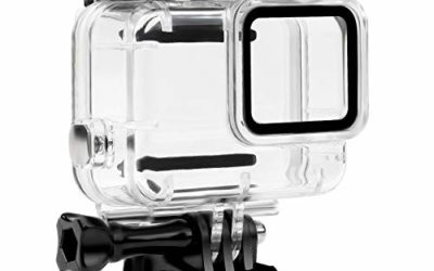FitStill Waterproof Housing Case for GoPro Hero 7 White & Silver, Protective 45m Underwater Dive Case Shell with Bracket Accessories for Go Pro Hero7 Action Camera