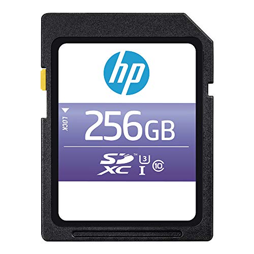 HP 256GB SX330 Class 10 U3 SDXC Flash Memory Card, Read Speeds up to 95MB/S (HFSH256-1U3)