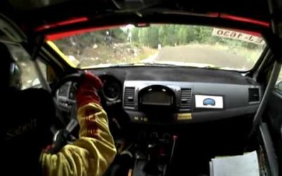 X170   In car Rally Video Finland Rally