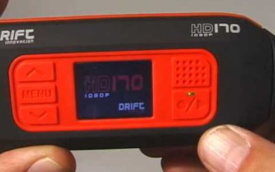 Turning on the Drift Action POV Cameras