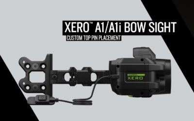 Xero™ A1/A1i Bow Sight: Custom Top Pin Placement