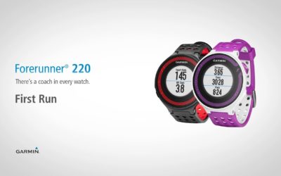 Forerunner 220: First run