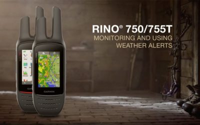 Rino 750/755t: Monitoring and Using Weather Alerts