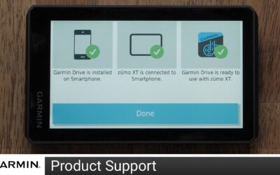 Support: Garmin Drive™ App Setup on an Apple Device with a Garmin zūmo® XT