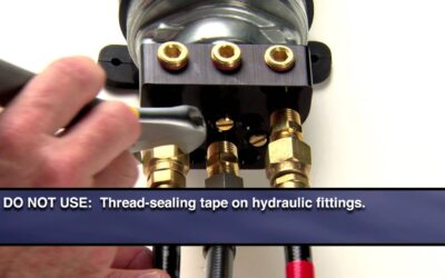 Installation of GHP™10 hydraulic components