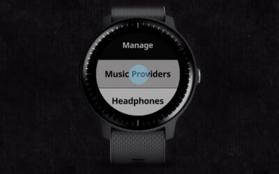 vívoactive® 3 Music: Listening to Music from Third-party Providers
