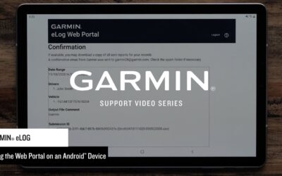 Support: eLog Web Portal on an Android™ Device