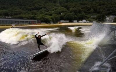 GoPro: Nick Woodman and Kalani Robb Surf Snowdonia