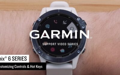 Support: Customizing Controls & Hot Keys on the fēnix® 6 Series