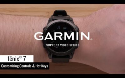 Support: Customizing Controls & Hot Keys on the fēnix® 7