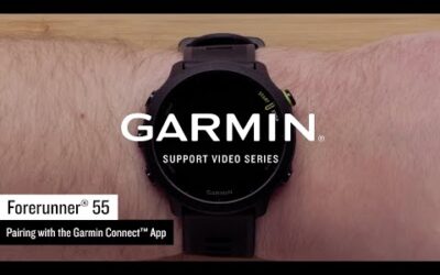 Support: Pairing a Forerunner® 55 with the Garmin Connect™ App