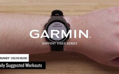 Support: Daily Suggested Workouts on the Forerunner® 245/245 Music