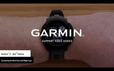 Support: Instinct® 2 – dēzl™ Edition Watch Face and Widget Loop Customization