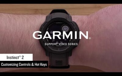 Support: Customizing Controls & Hot Keys on the Instinct® 2