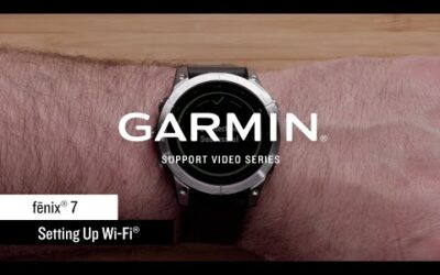 Support: Setting up Wi-Fi® on the fēnix® 7
